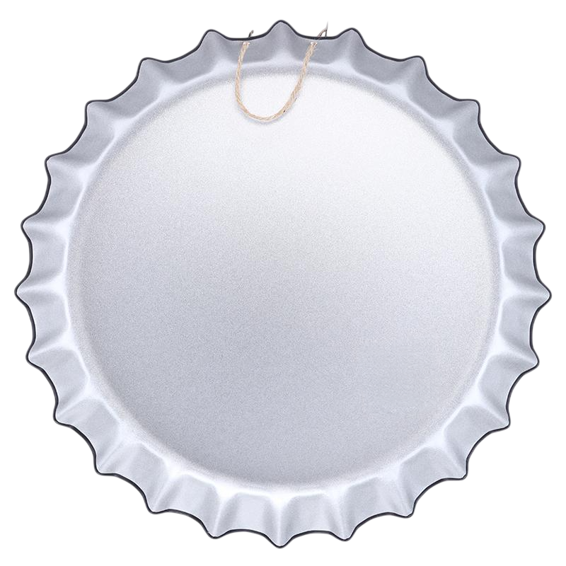 Metal Retro Bottle Top Sign