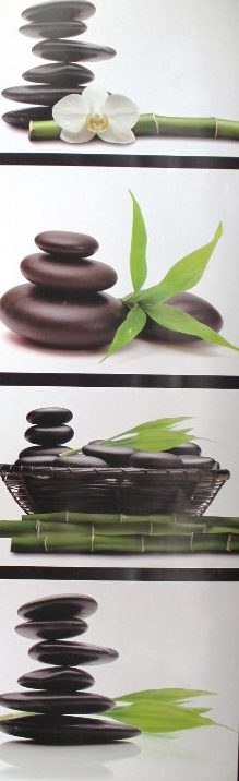 Bamboo & Stacked Rocks 1