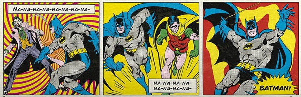 Batman Comic Collage