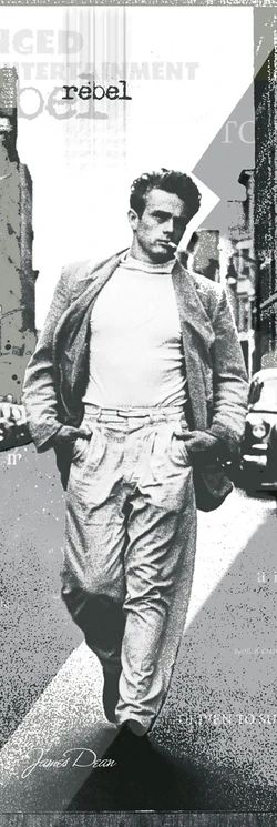 James Dean Walking Rebel