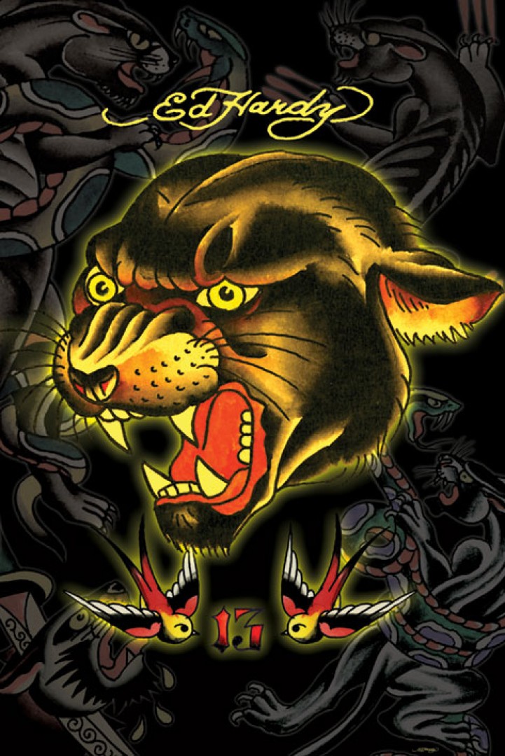 Ed Hardy Panther Head