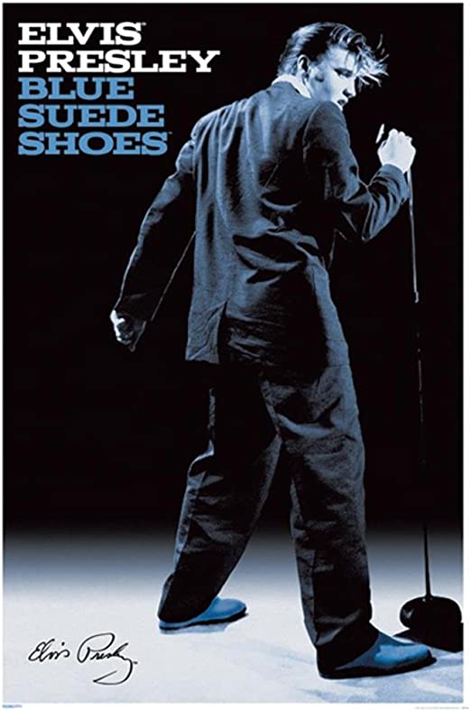 Elvis Blue Suede Shoes
