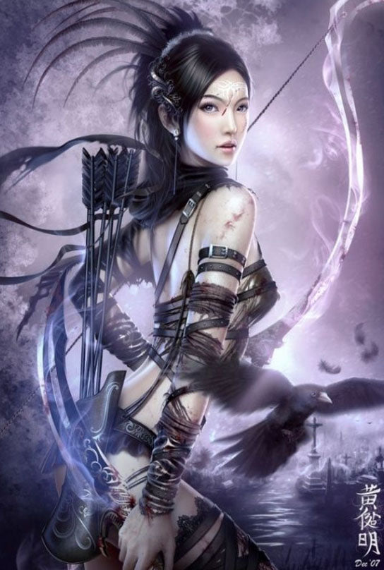 Lightning and Arrows Girl