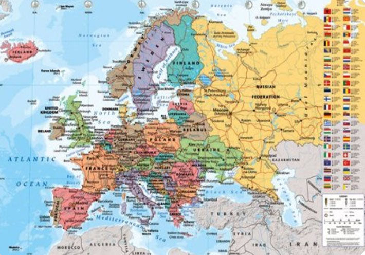 Map of Europe