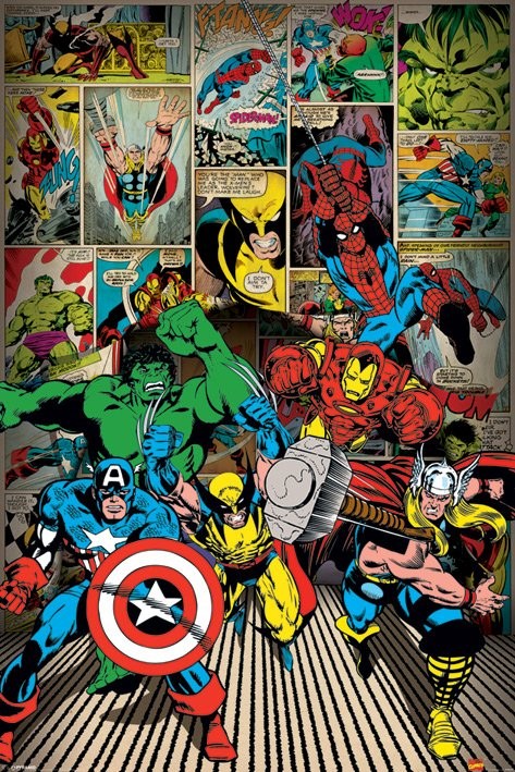 Marvel Comic Here Comes the Heroes