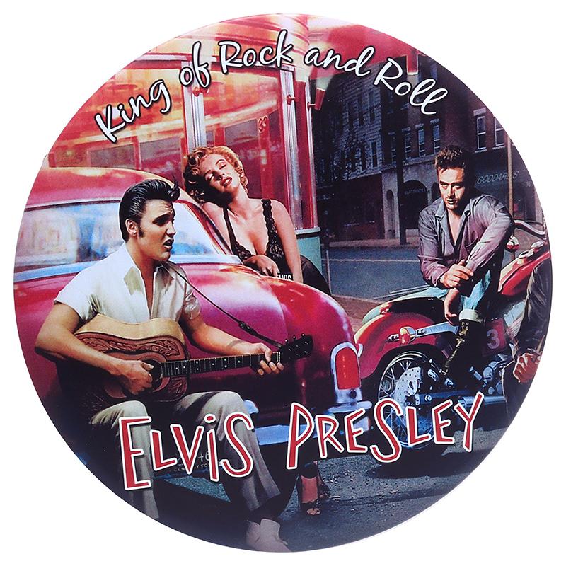 Elvis Retro Metal Sign Record