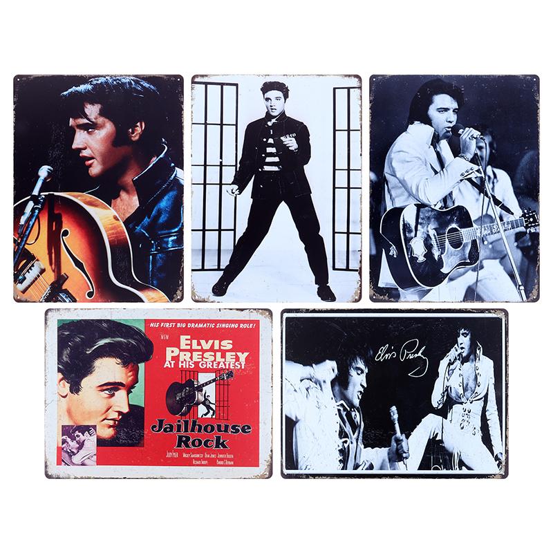Elvis Metal Sign 30 x 40cm