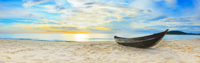 Boat on Beach Sand