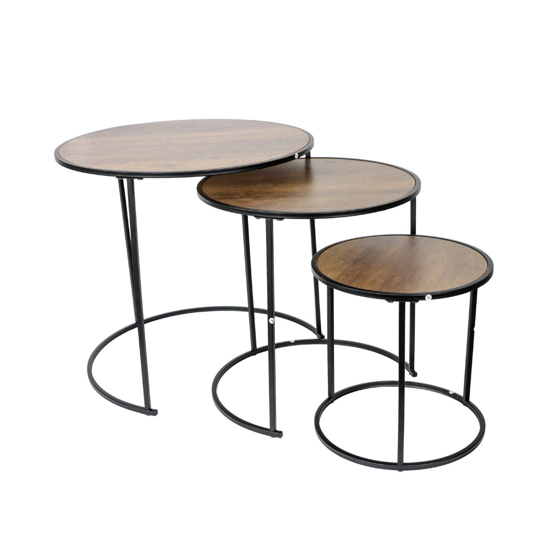 Nested Side Table Set - 3 Piece