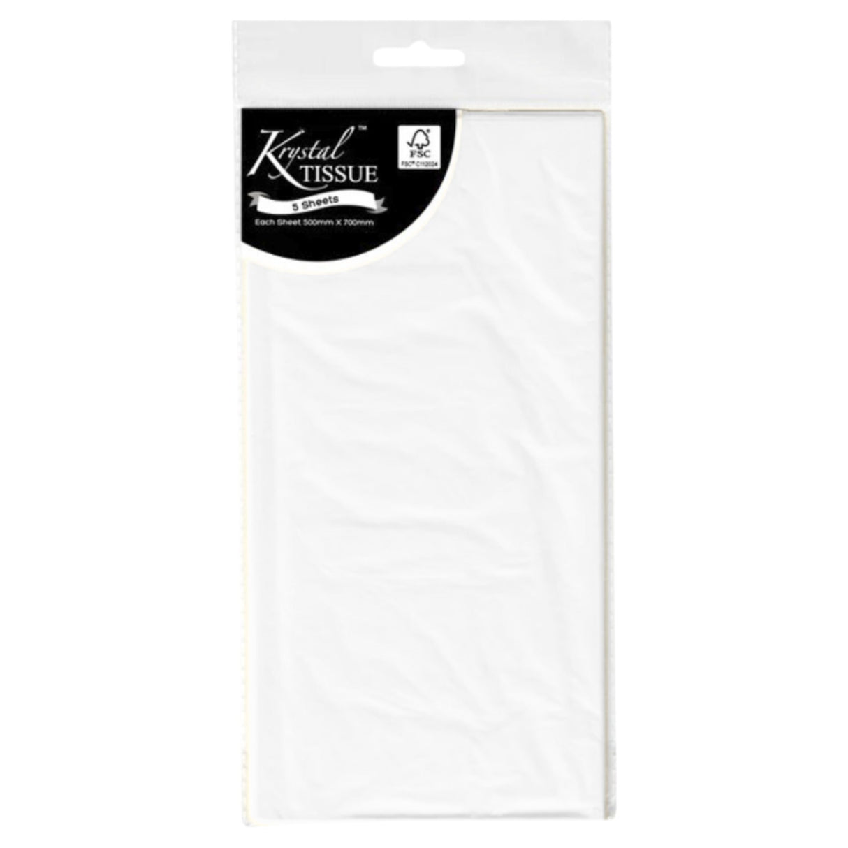 White Tissue Paper - 5 Sheets