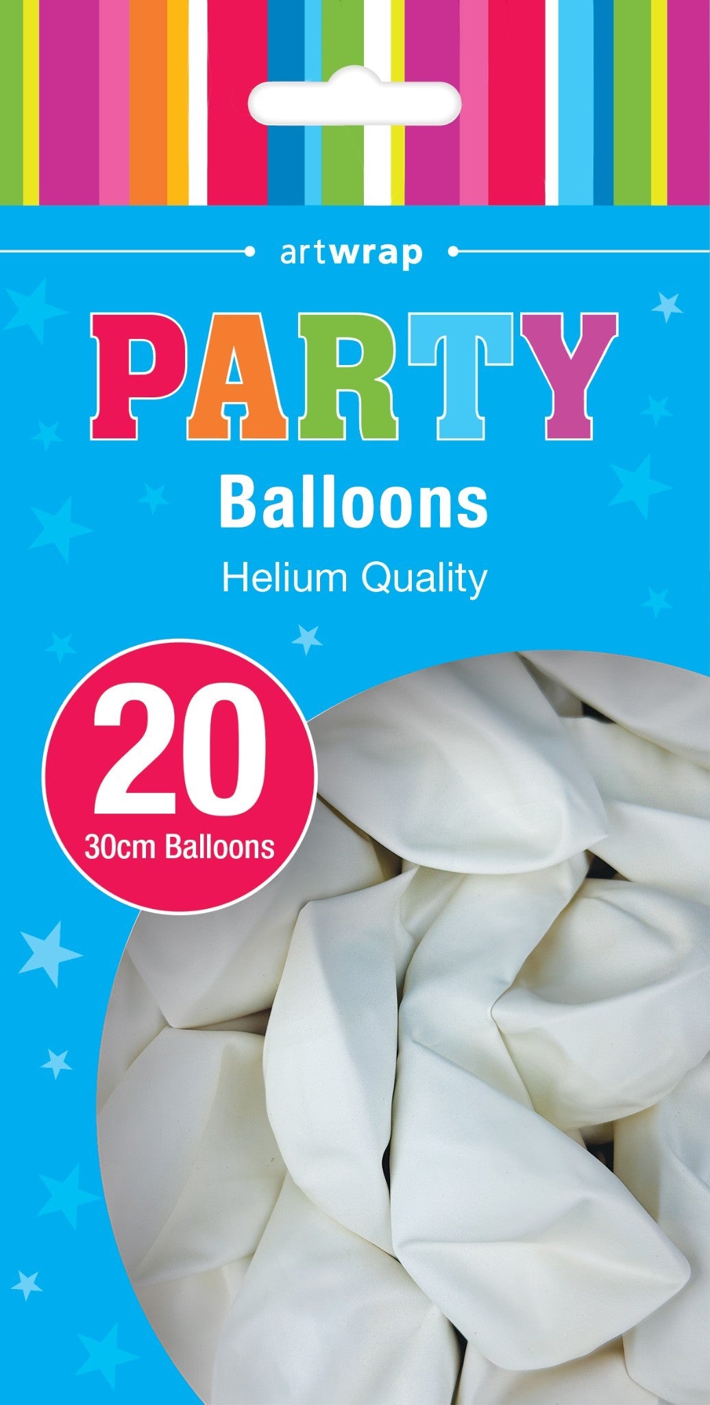 White Balloon - 20 Pack