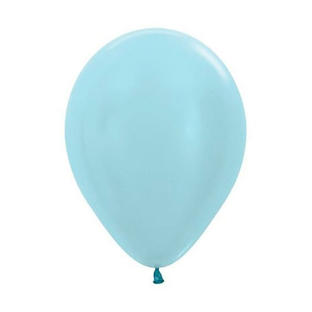 Pearl Light Blue Balloon - 20 Pack