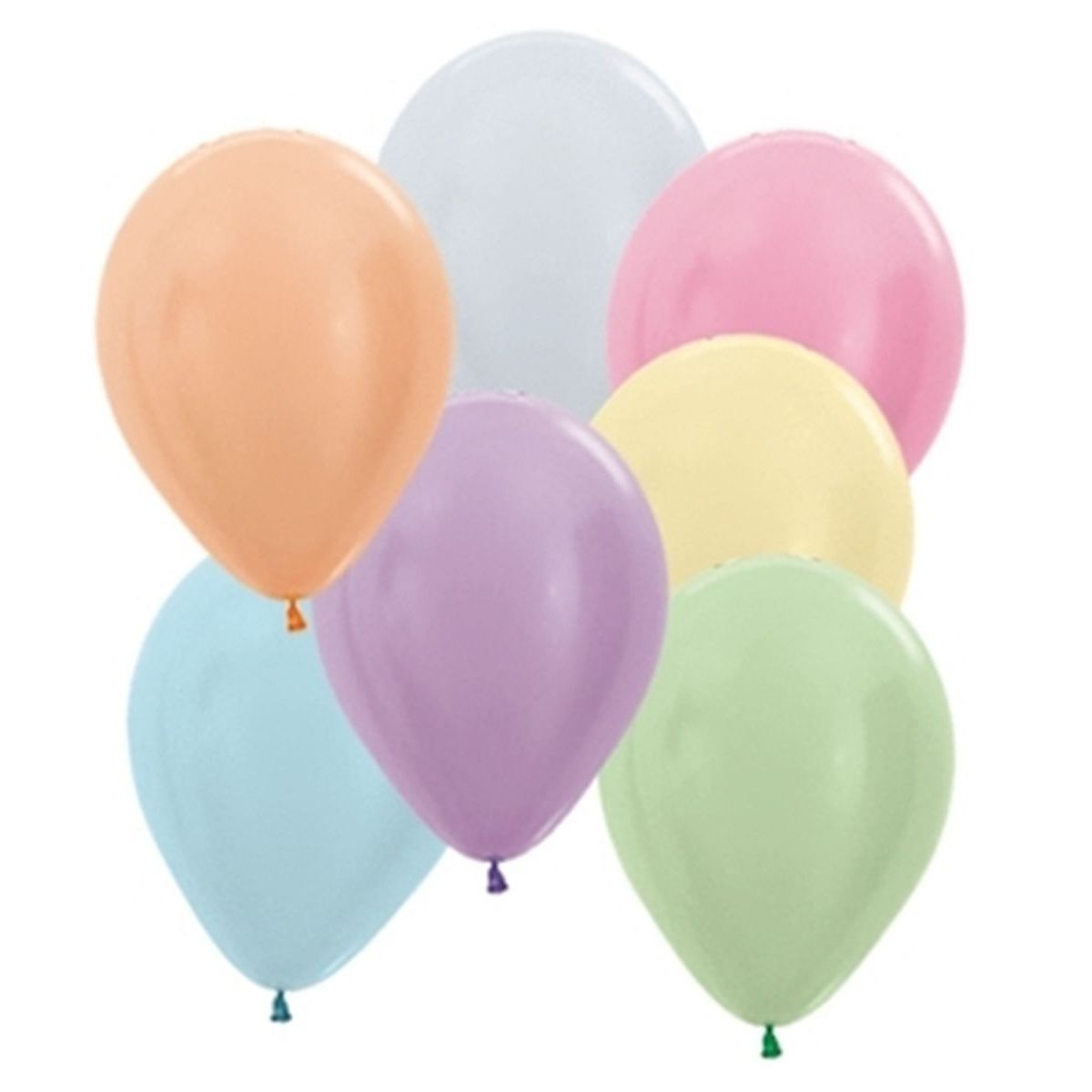 25 Pack 30cm Satin Pearl Latex Balloons - Assorted