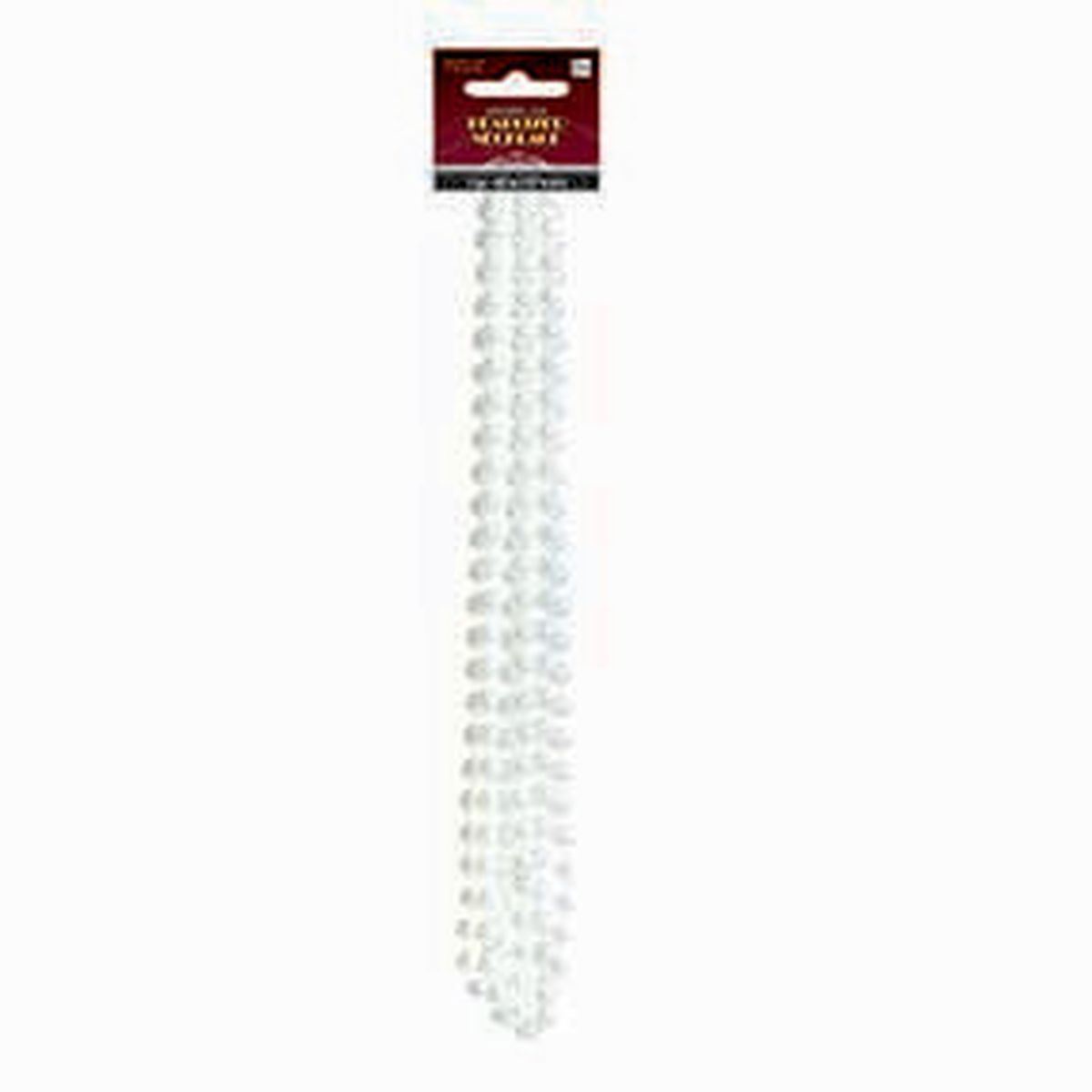 Faux Pearl Necklace - White