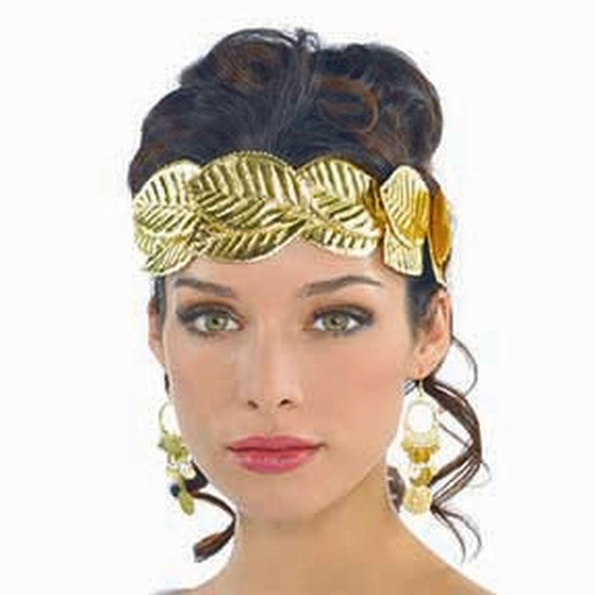 Gold Foil Leaf Head Wreath - Roman Crown