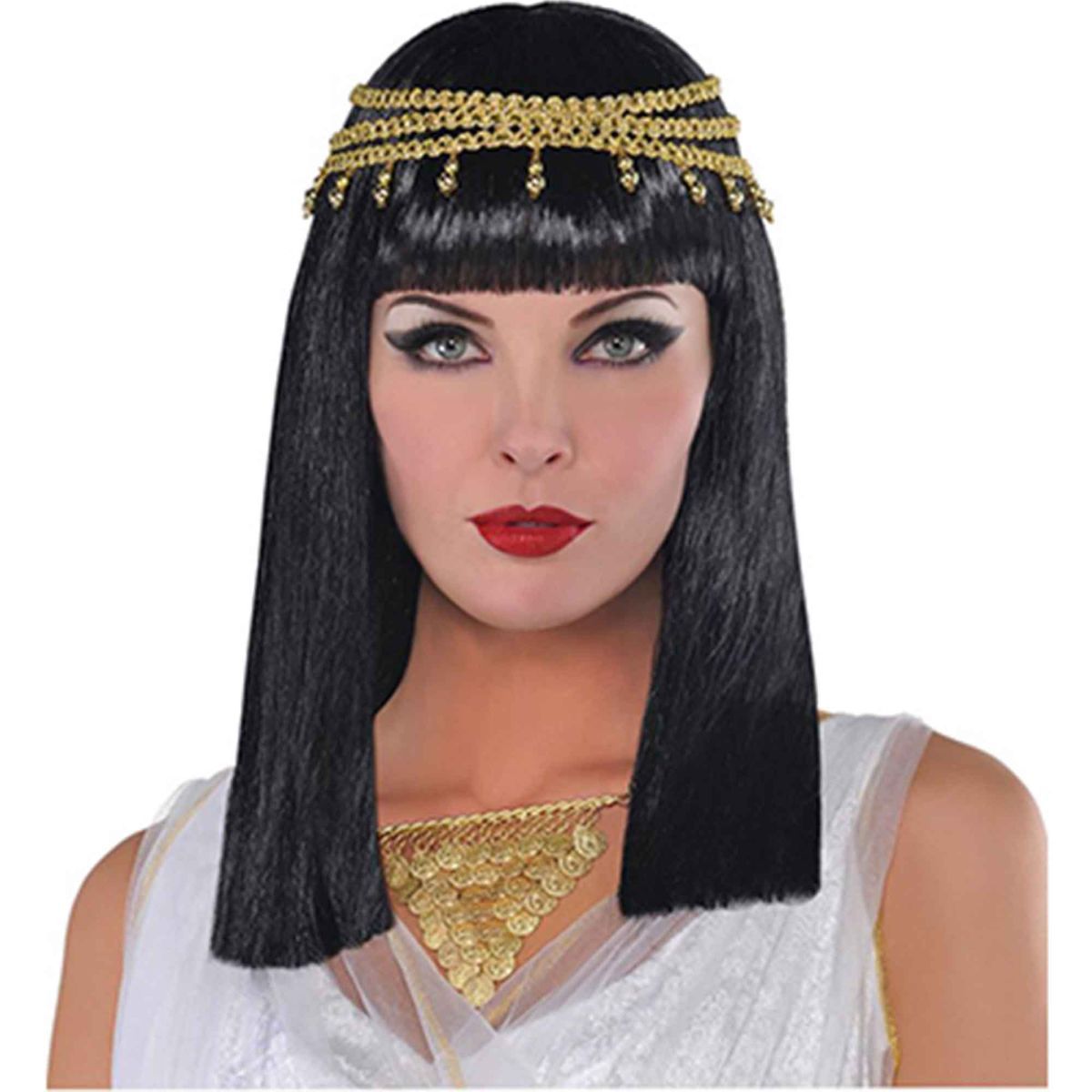Egyptian Queen Costume Wig - Black