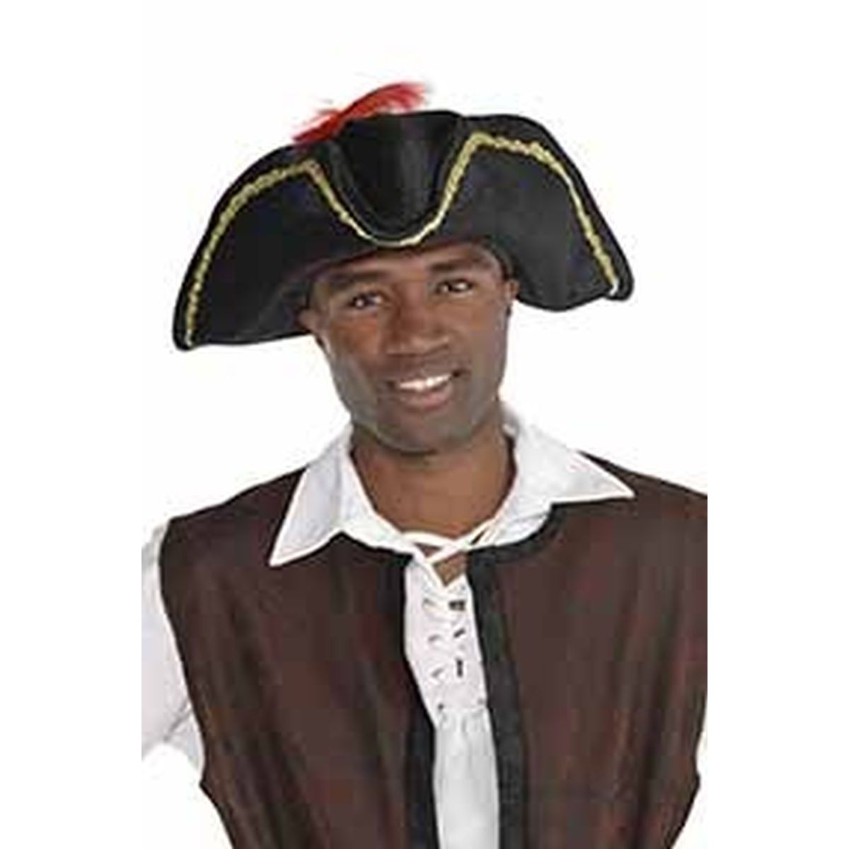 Buccaneer Feather Hat - One Size