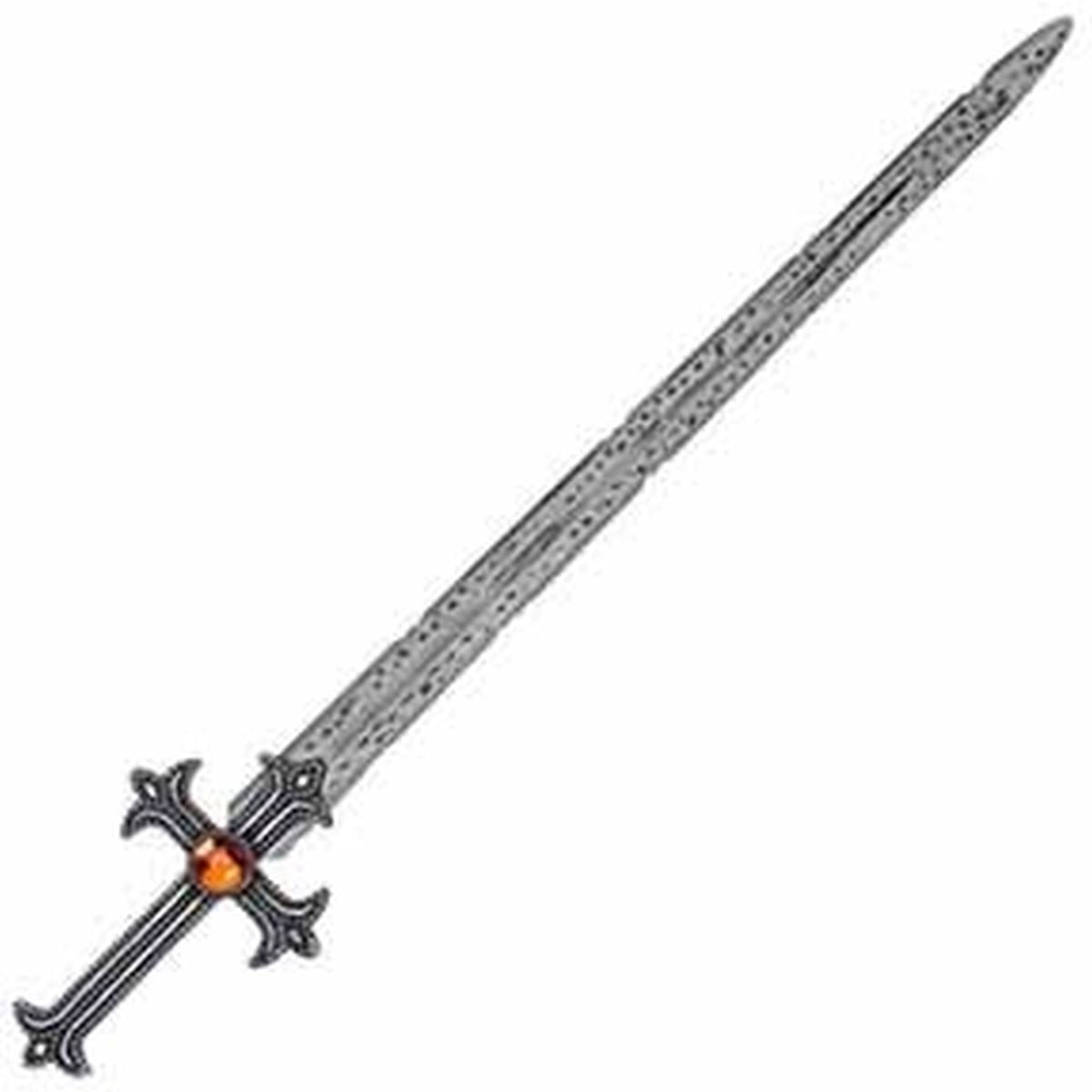 Crusader Sword Costume Accessory - Silver and Gold