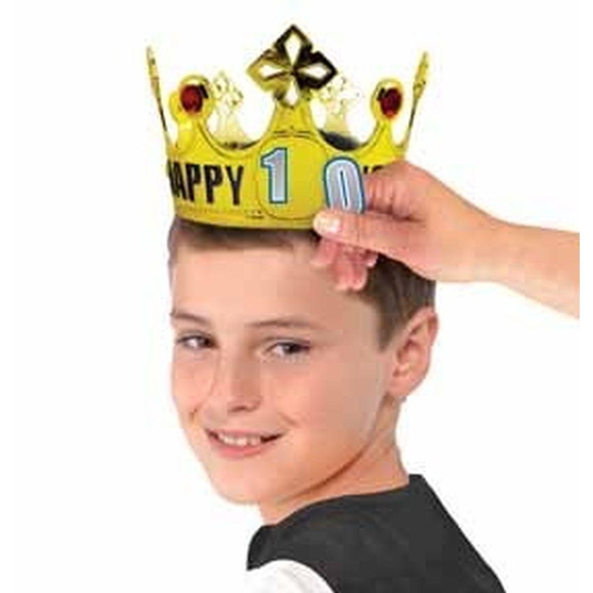 Customisable Age Birthday Crown - Gold
