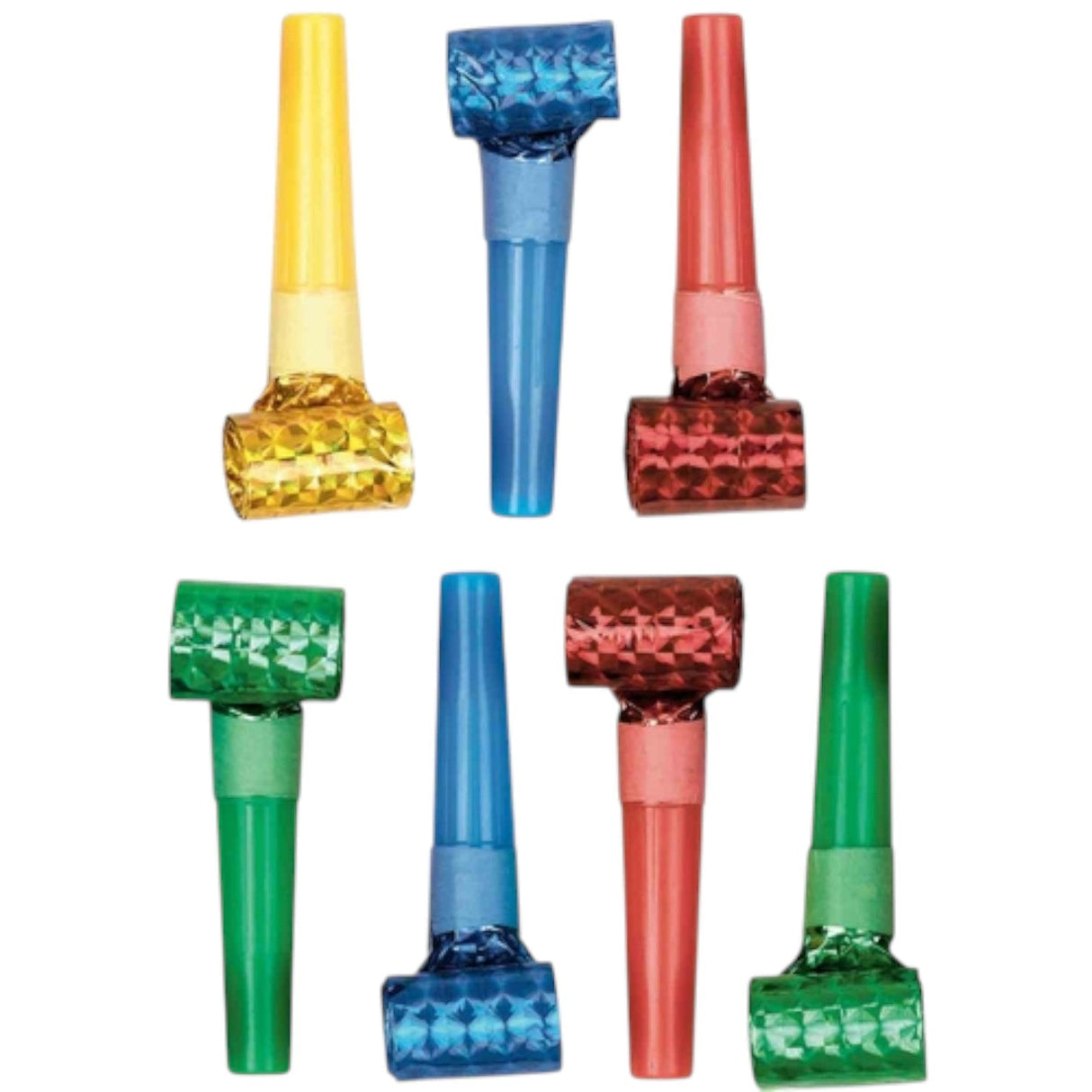 Party Horn Blowouts - 8 Pack