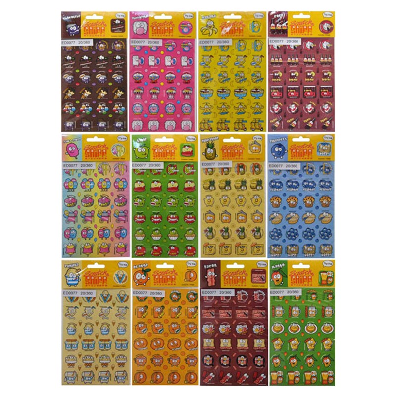 Scratch N Sniff Stickers