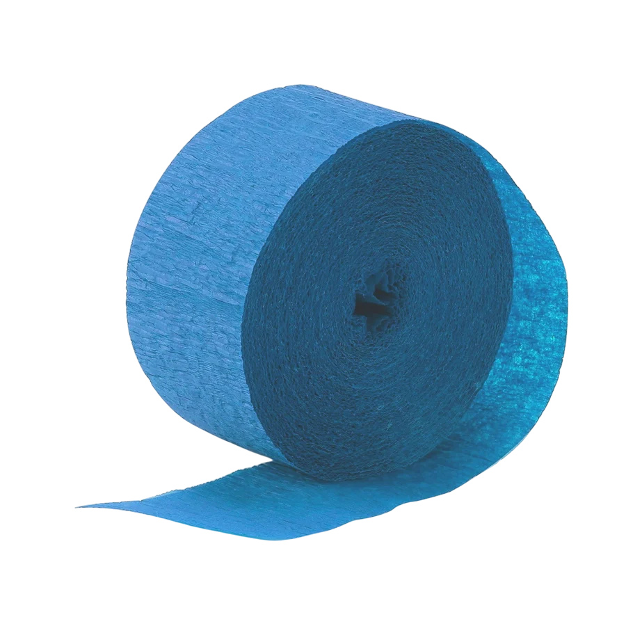 Crepe Streamer - Blue 24m