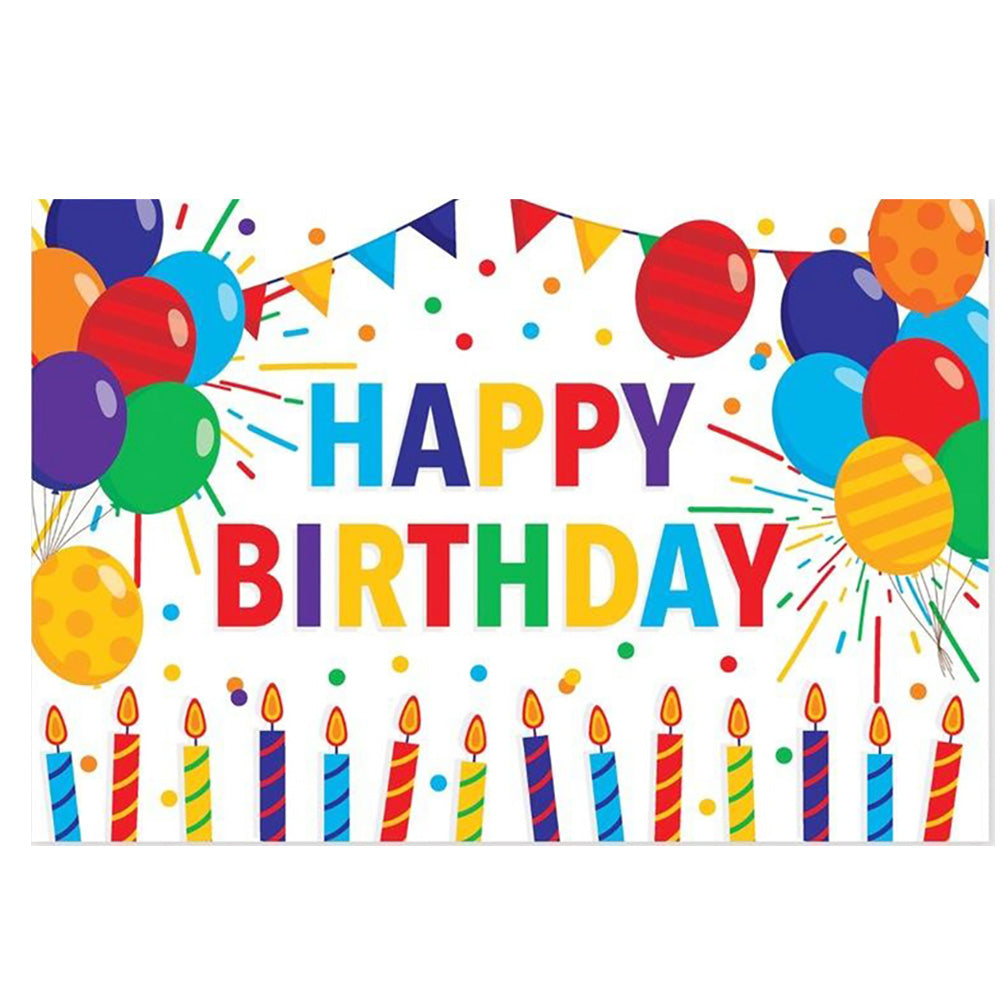 Happy Birthday Poster Backdrop