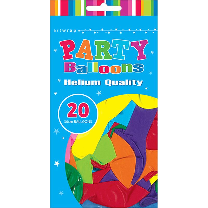 Balloons Mixed Colours - 20 Pack