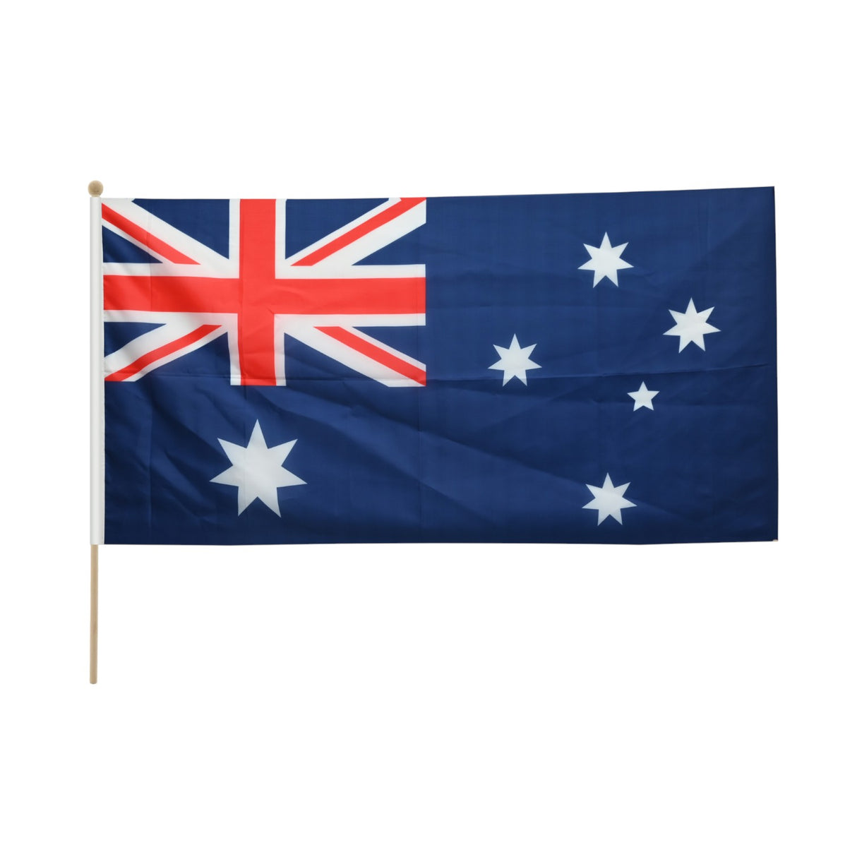 Aussie Flag on Pole 120 x 60cm