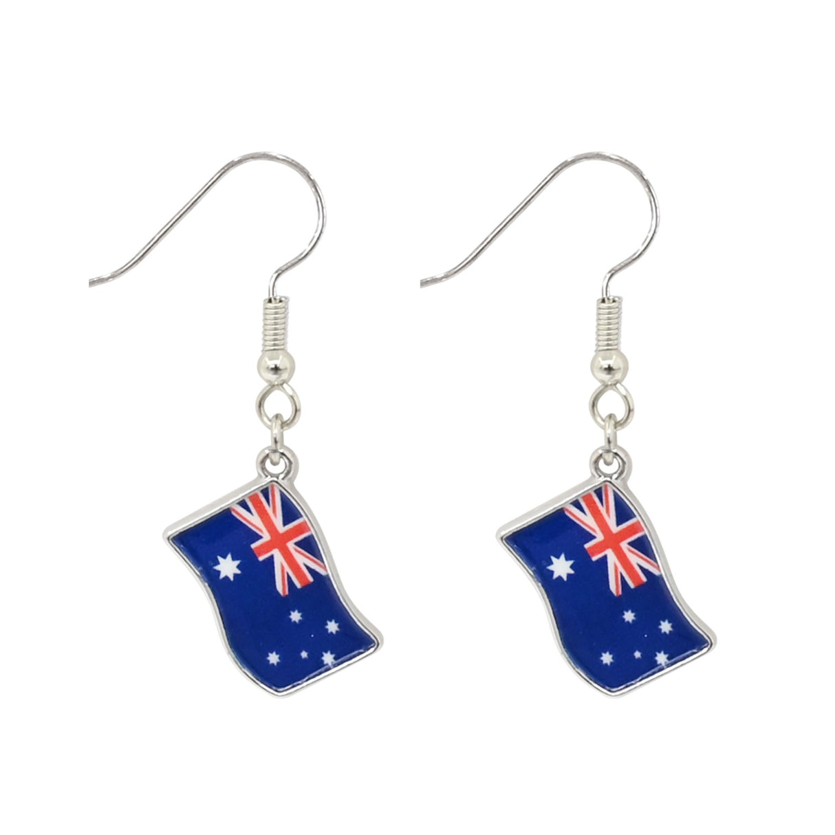 Aussie Flag Earrings - 2 Assorted