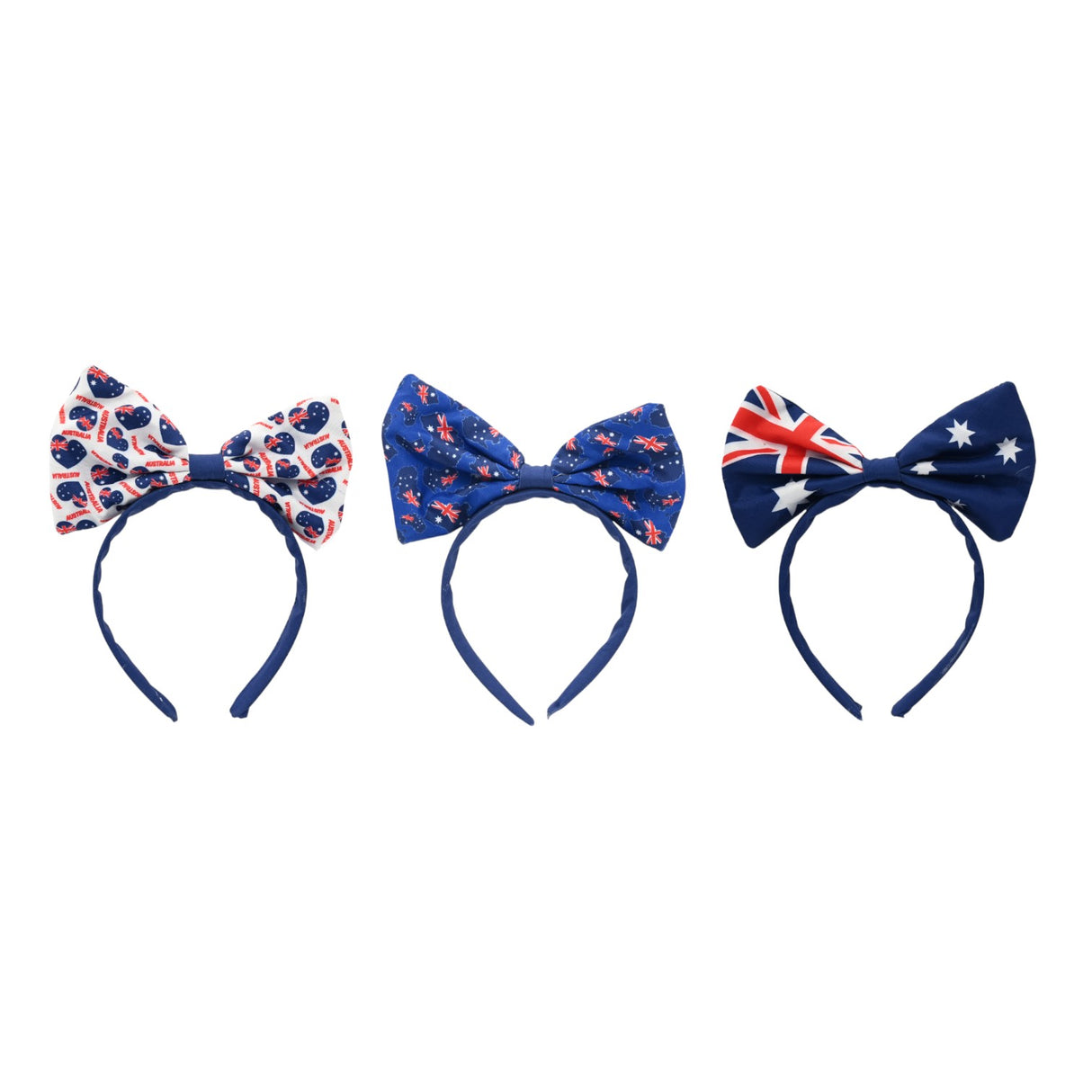 Aussie Flag Bow Headband - 3 Designs