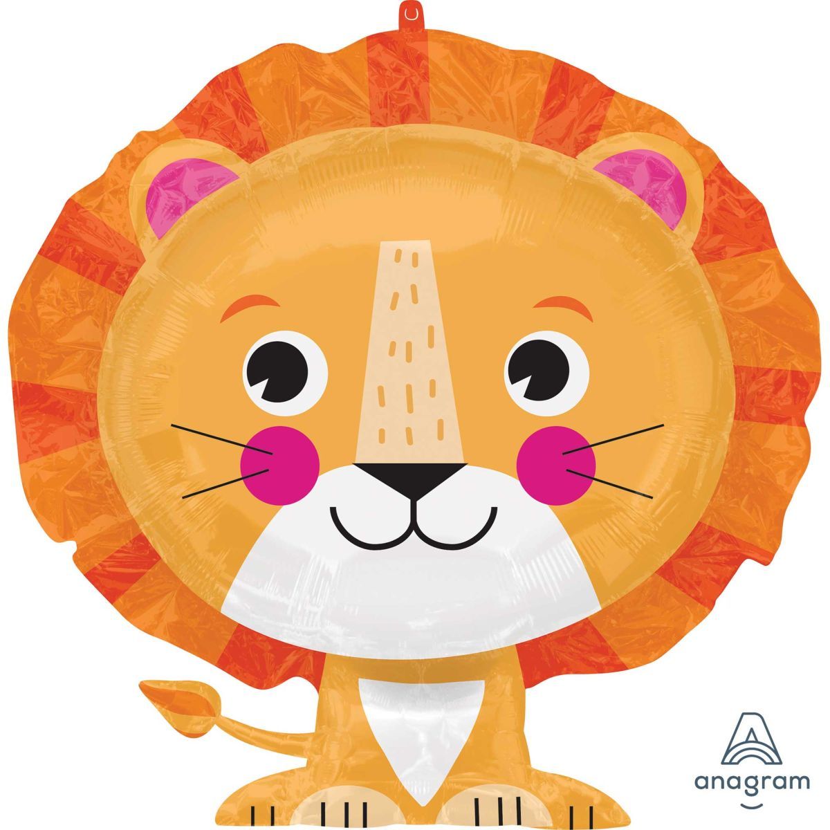 SuperShape XL Lion Foil Balloon 60cm x 53cm