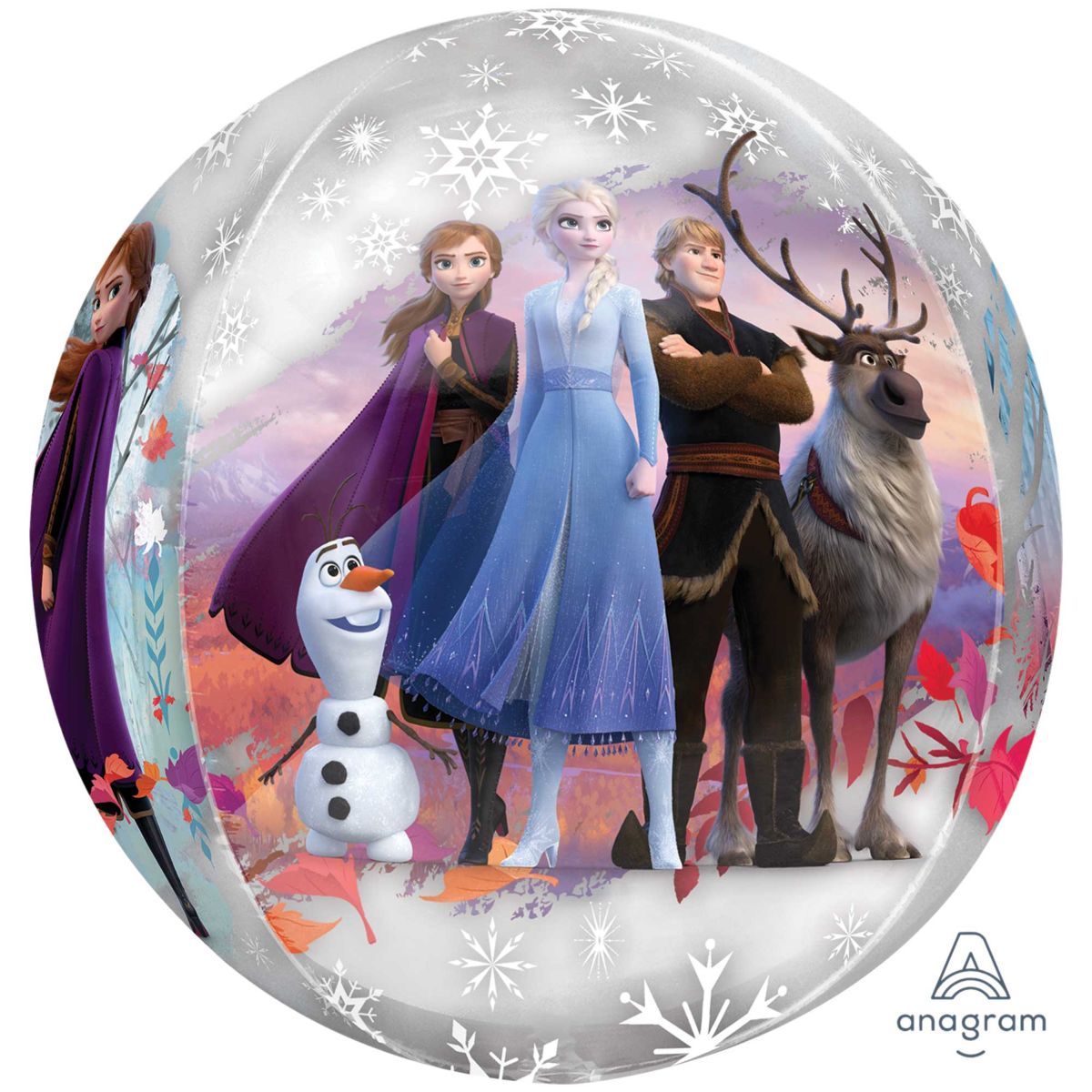 Orbz XL Frozen 2 Clear Balloon 40cm