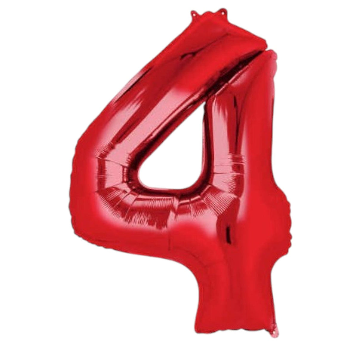 Number 4 Red Balloon 86cm