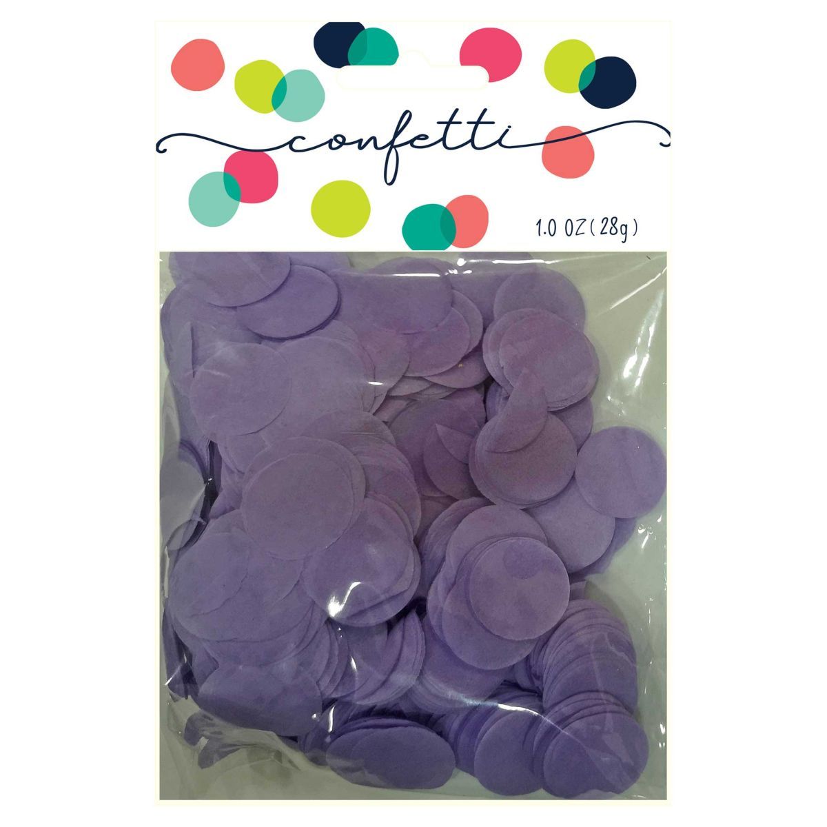 Tissue Paper Confetti Circles 28g - Lavender