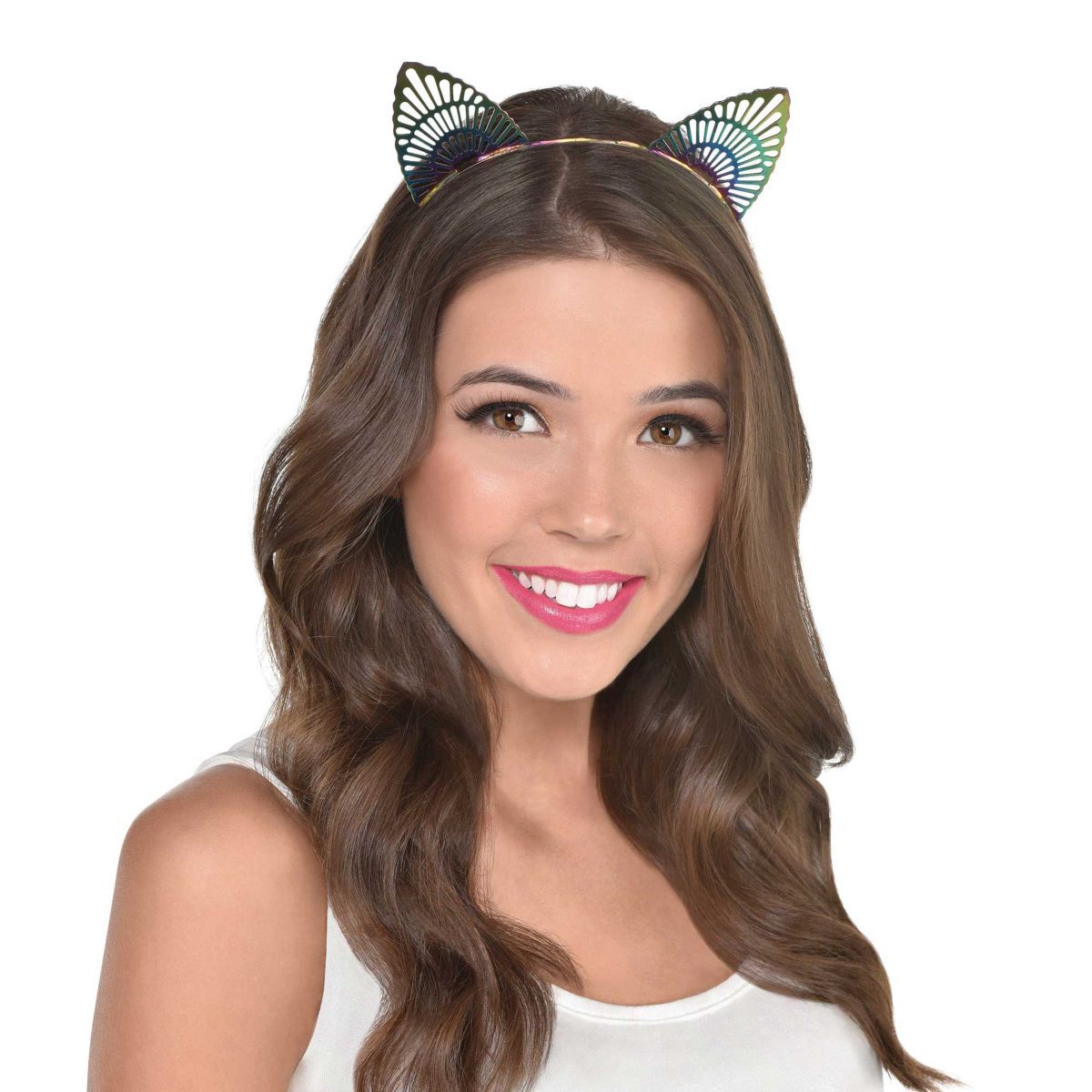 Cat Ears Filigree Headband - Multicoloured