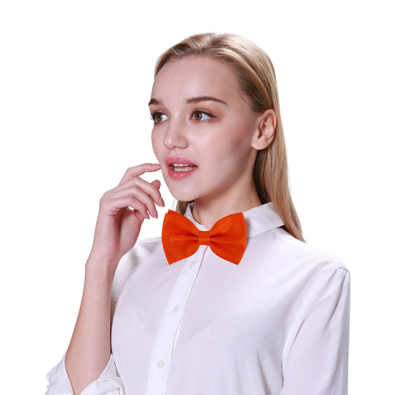 Orange Bowtie Costume Accessory - PARTY PLANET