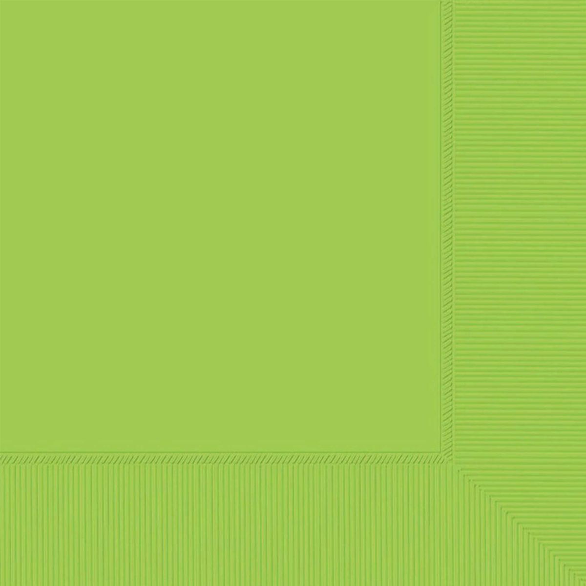 40 Pack 2 Ply Lunch Napkins 33cm x 33cm - Kiwi Green
