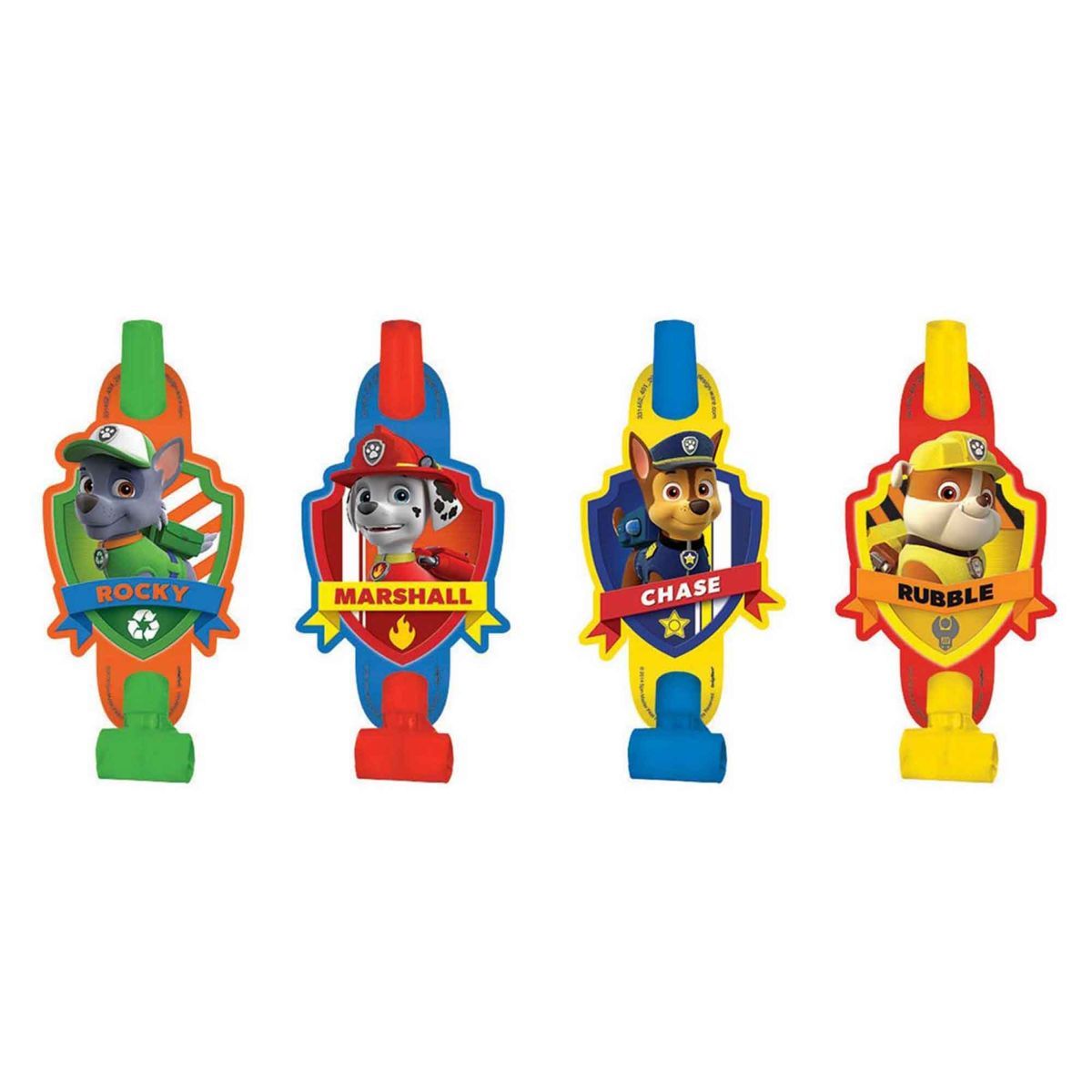 8 Pack Paw Patrol Blowouts - Multicoloured