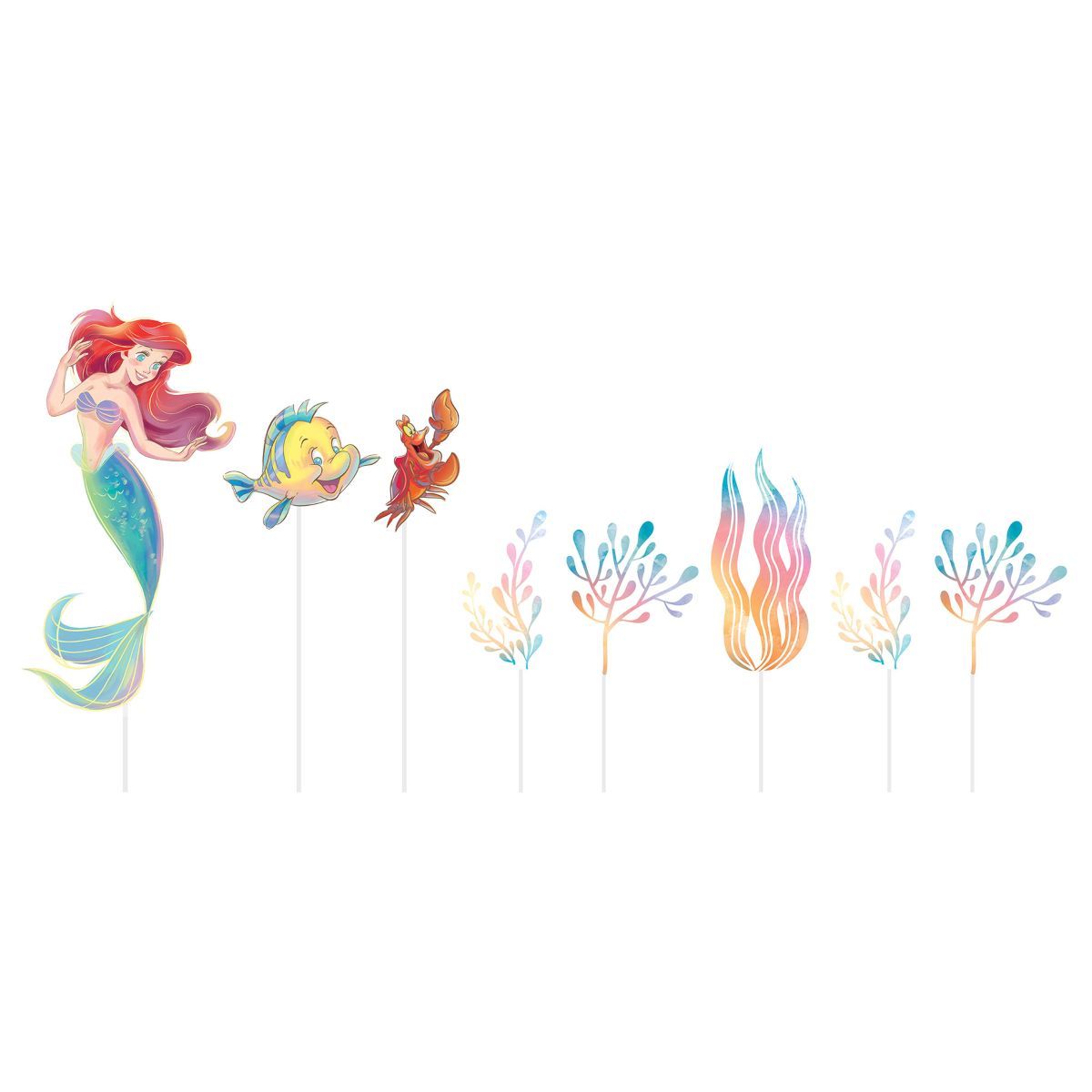 8 Pack The Little Mermaid Cake Decorating Kit
