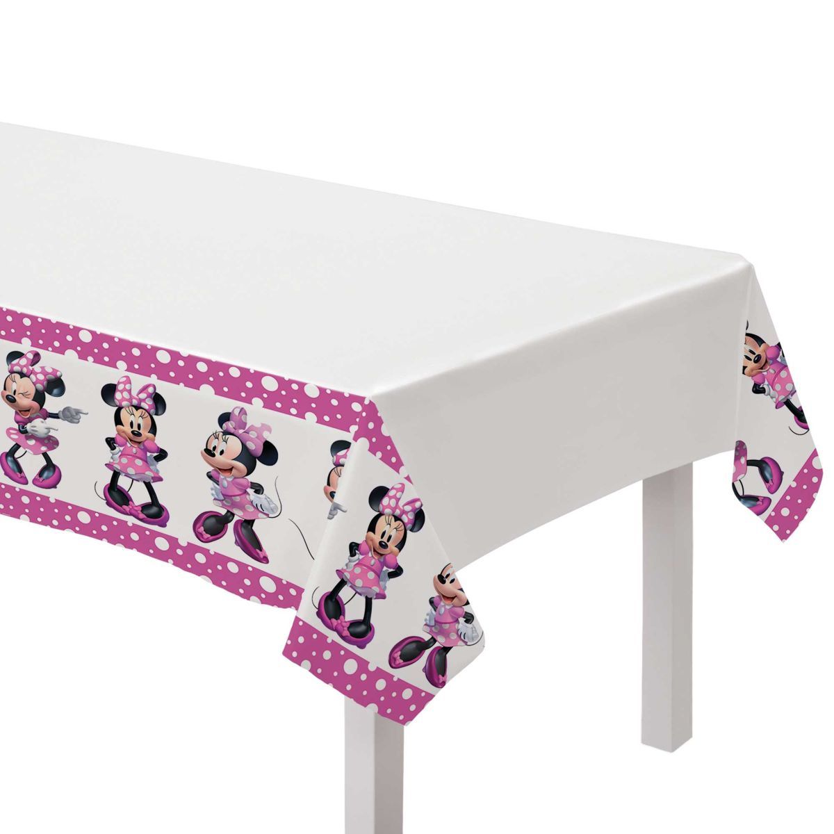 Minnie Mouse Forever Plastic Tablecover 137cm x 259cm