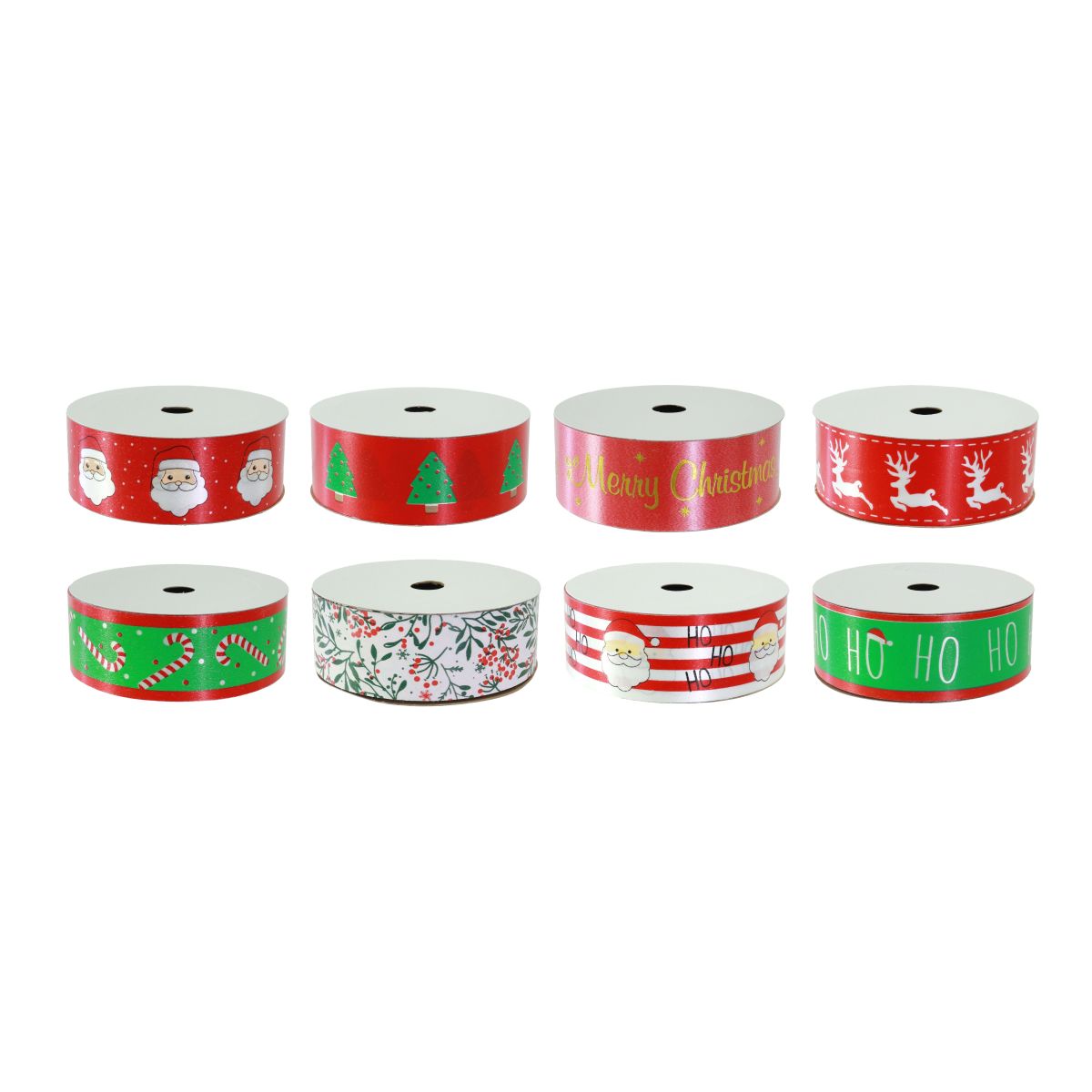 Assorted Festive Printed Ribbon 30mm x 10m