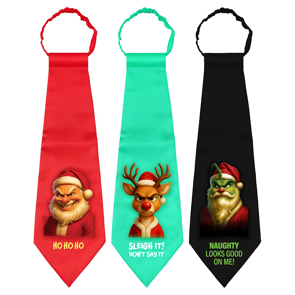 Jumbo Christmas Novelty Tie - Assorted Designs