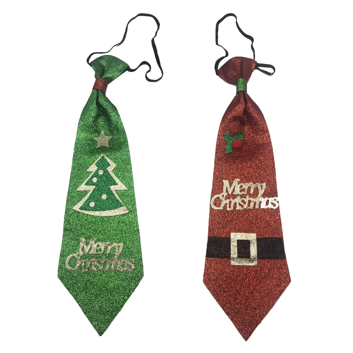 Glitter Neck Tie 3 Assorted