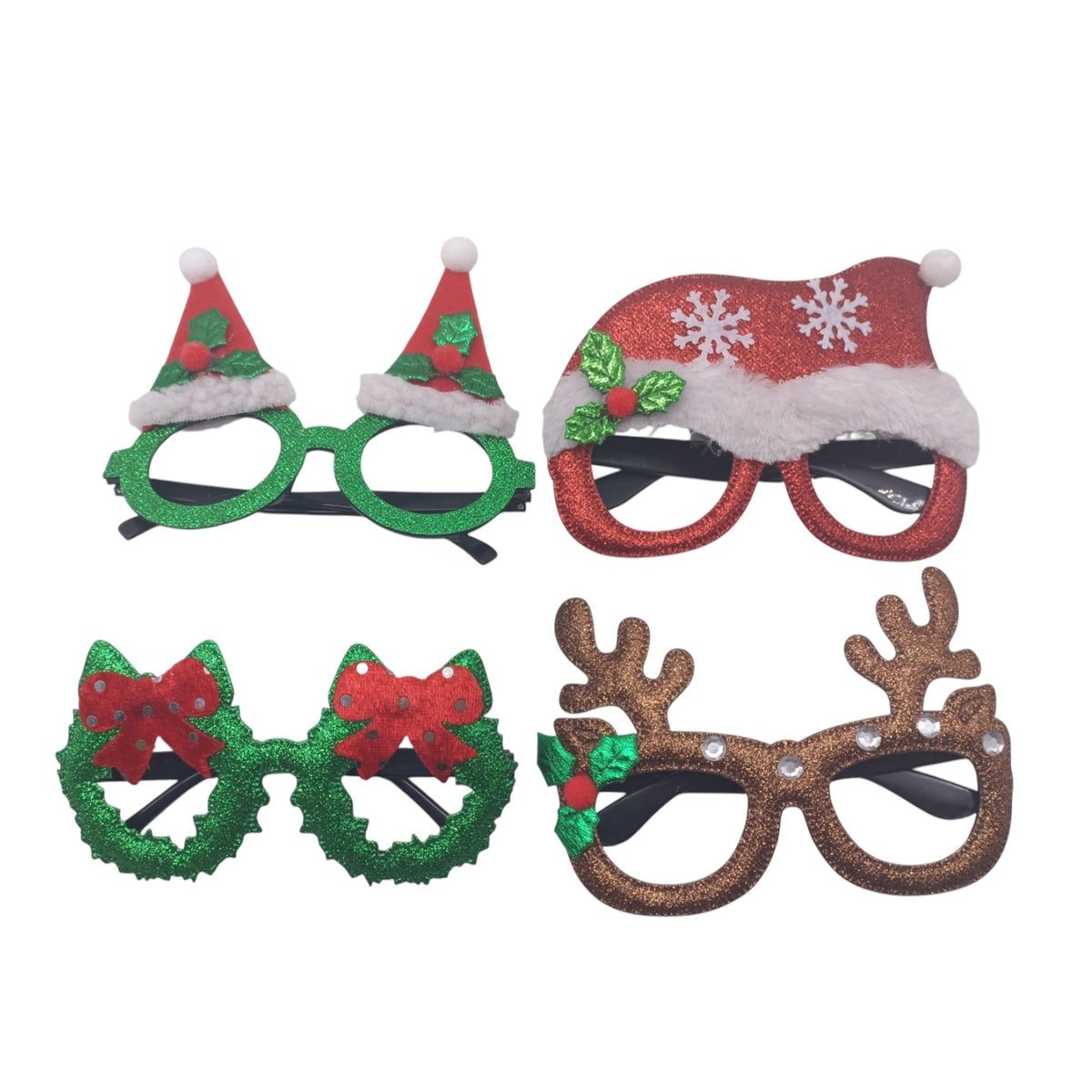 Novelty Padded Glasses 4 Assorted