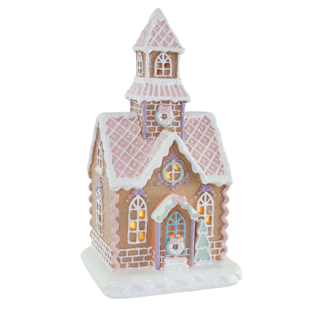 LED Gingerbread Church