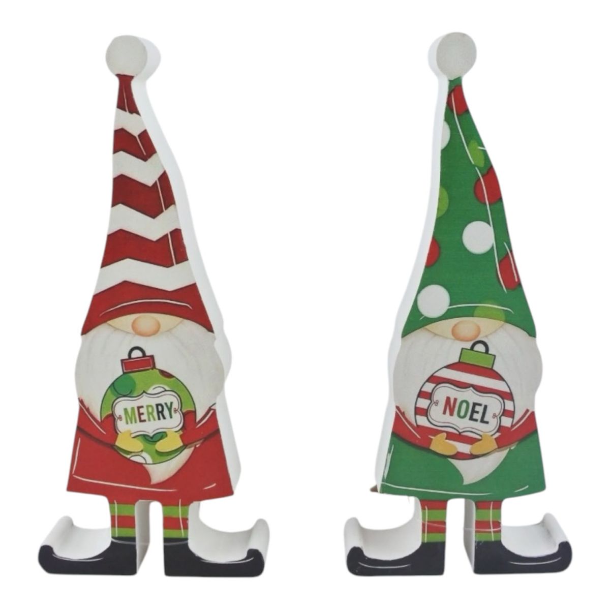 Christmas Gnome Table Decoration 8.5 x 2.5 x 20cm - Assorted