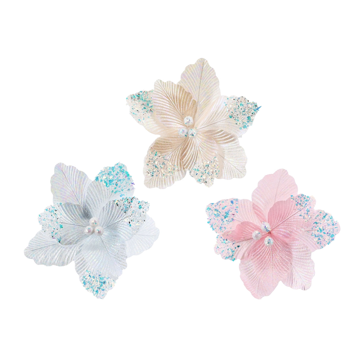 Flower Iridescent 3 Assorted