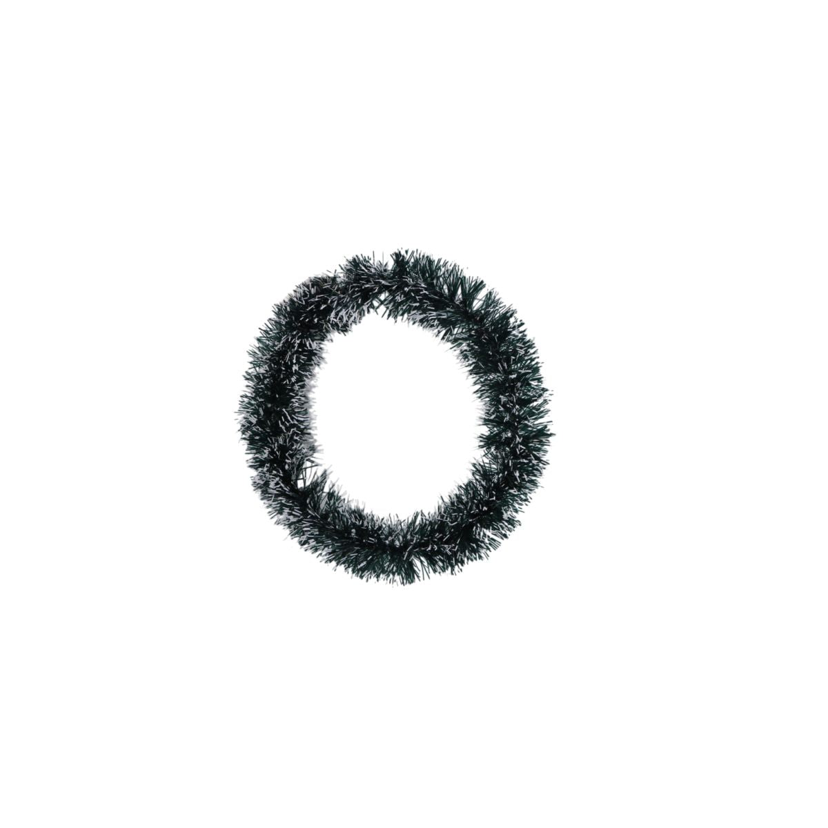 Snow Tipped Tinsel Wreath 30cm