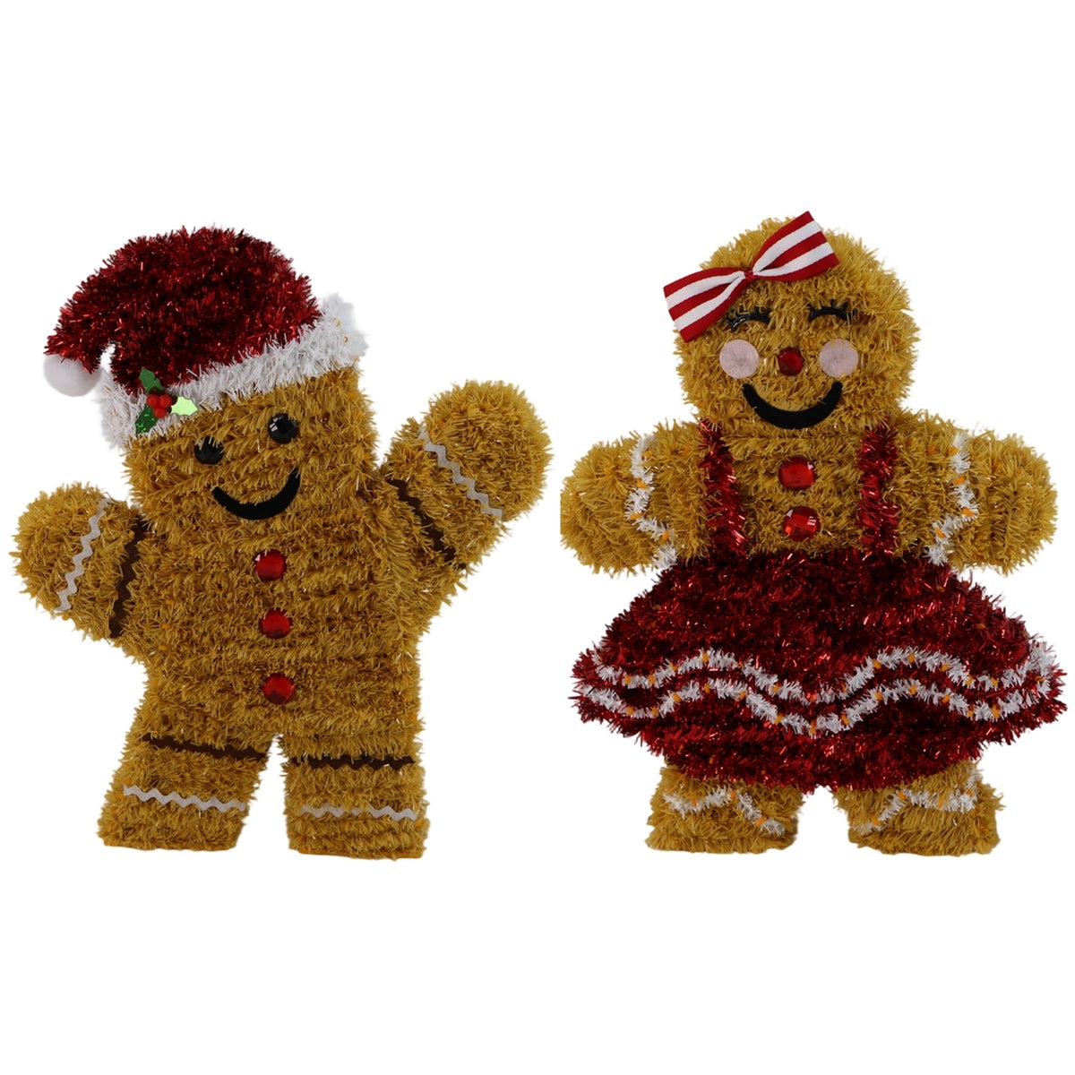 Tinsel Gingerbread 2 Assorted
